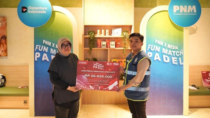 Lewat Turnamen Olahraga, PNM-Media Donasi buat Korban Bencana NTT & NTB