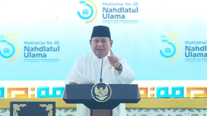 Prabowo Minta Maaf ke NU Banyak Pesantren Belum Dapat Layar Interaktif Panel