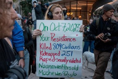 Aksi Pro-Palestina Warnai Peringatan 3 Tahun Serangan 7 Oktober di New York