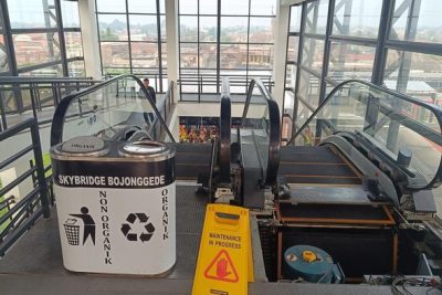 Perbaikan Eskalator Skybridge Stasiun Bojonggede Ditargetkan Beres Desember