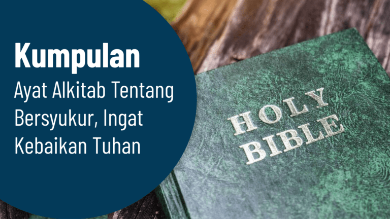 Kumpulan ayat Alkitab tentang bersyukur