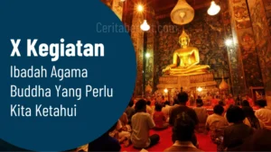 Kegiatan ibadah agama Buddha