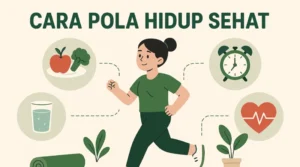 Hidup sehat dimulai dari langkahmu! Olahraga dan makanan bergizi adalah cara pola hidup sehat untuk energi maksimal!