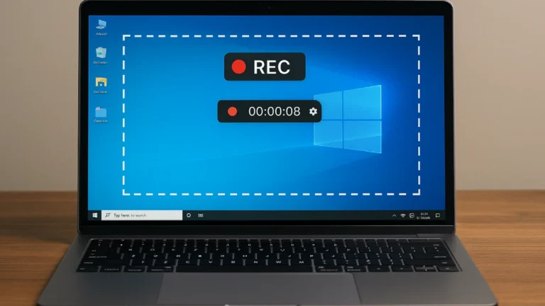 Langkah praktis dan cepat untuk belajar cara screen record di laptop dengan fitur rekam bawaan Windows atau aplikasi eksternal.