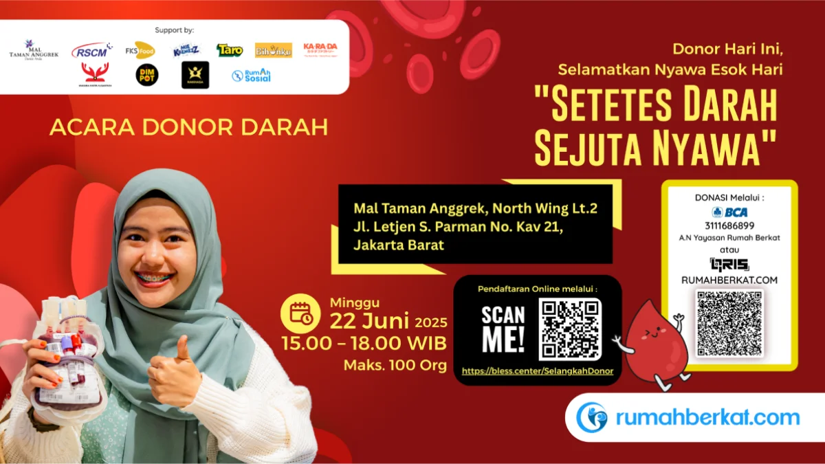 Benefit donor darah melalui kegiatan yang positif.