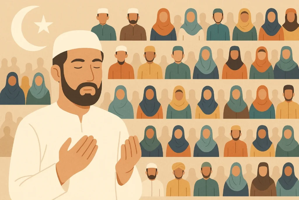 73 Golongan Islam yang menunjukkan keragaman jalur spiritual dalam umat Islam, dengan satu jalan yang tetap lurus sesuai tuntunan Al-Qur’an dan Sunnah.