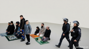 Potret Al-Aqsa Dijaga Ketat – Jamaah Salat Id di Bawah Acungan Senjata