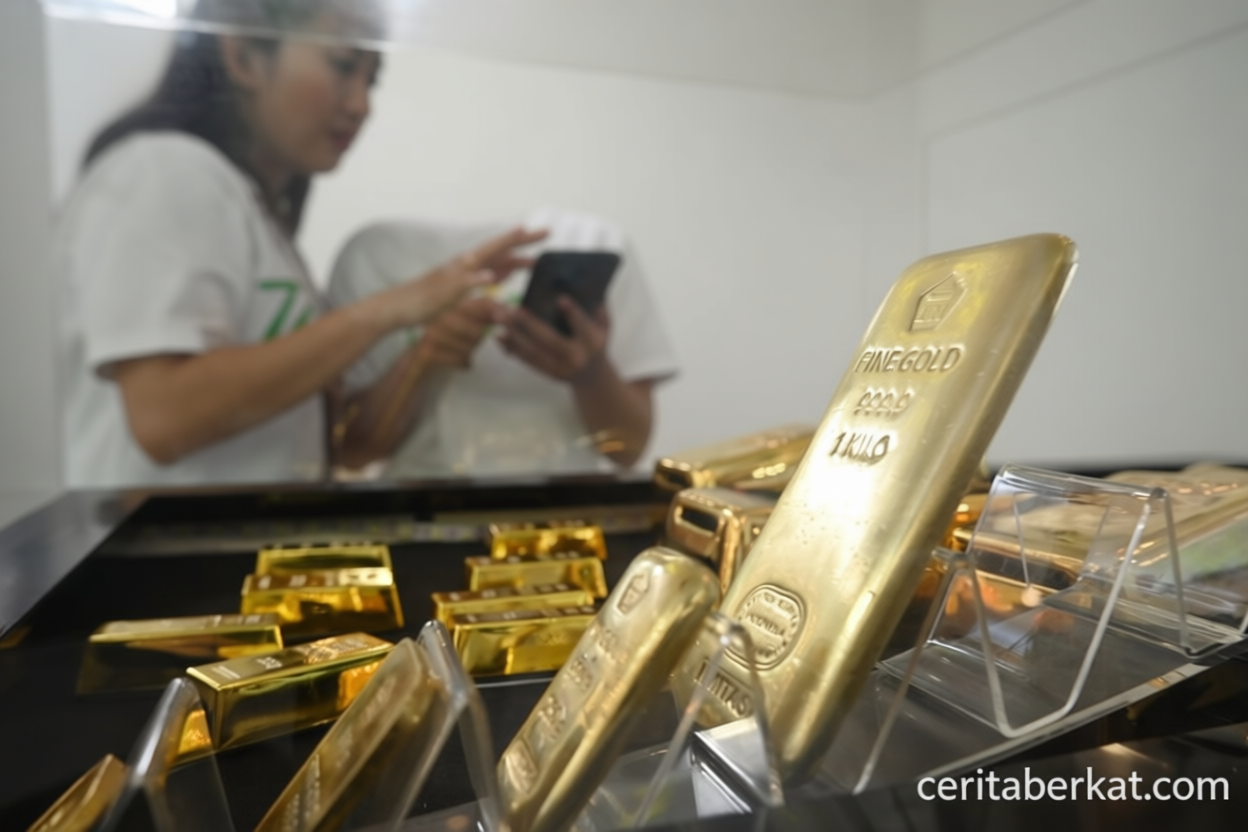 Harga emas UBS Rp3,113 juta/gr – Galeri24 Rp3,098 juta/gr Kamis pagi