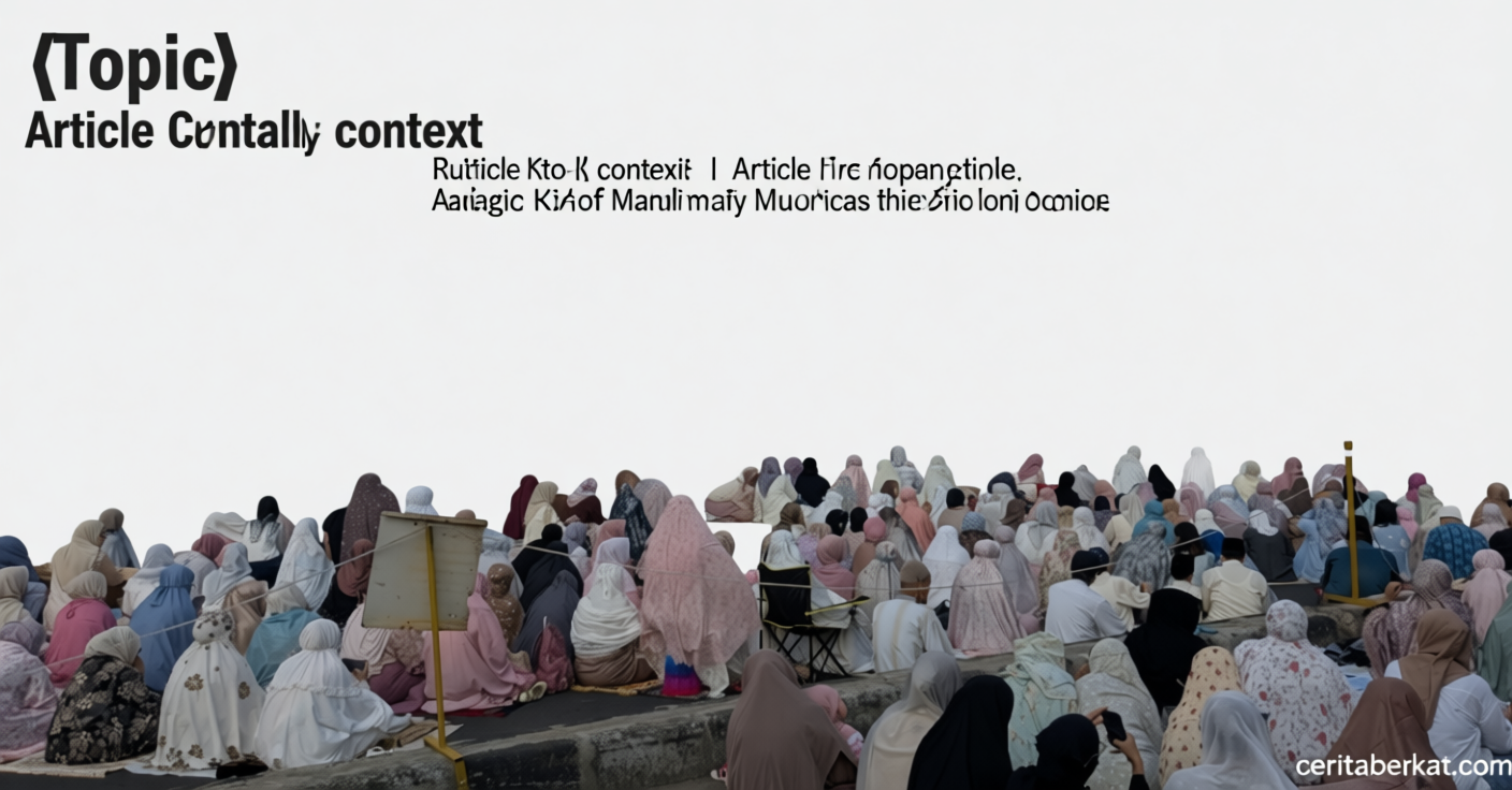 Jemaah Muhammadiyah Padati Menteng Raya Tunaikan Salat Idulfitri 1447 H