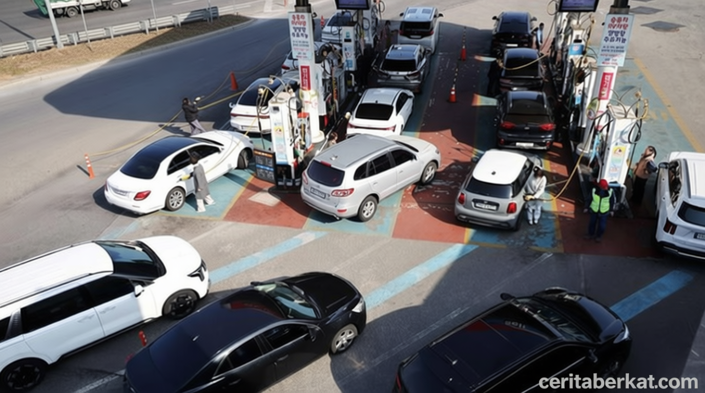 Kunjungan Penting: Panic Buying BBM Merebak, Antrean SPBU Mengular Panjang