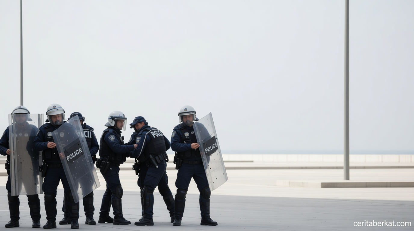 Negara Eropa Chaos – Polisi Dihujani Molotov-Tembak Meriam Air