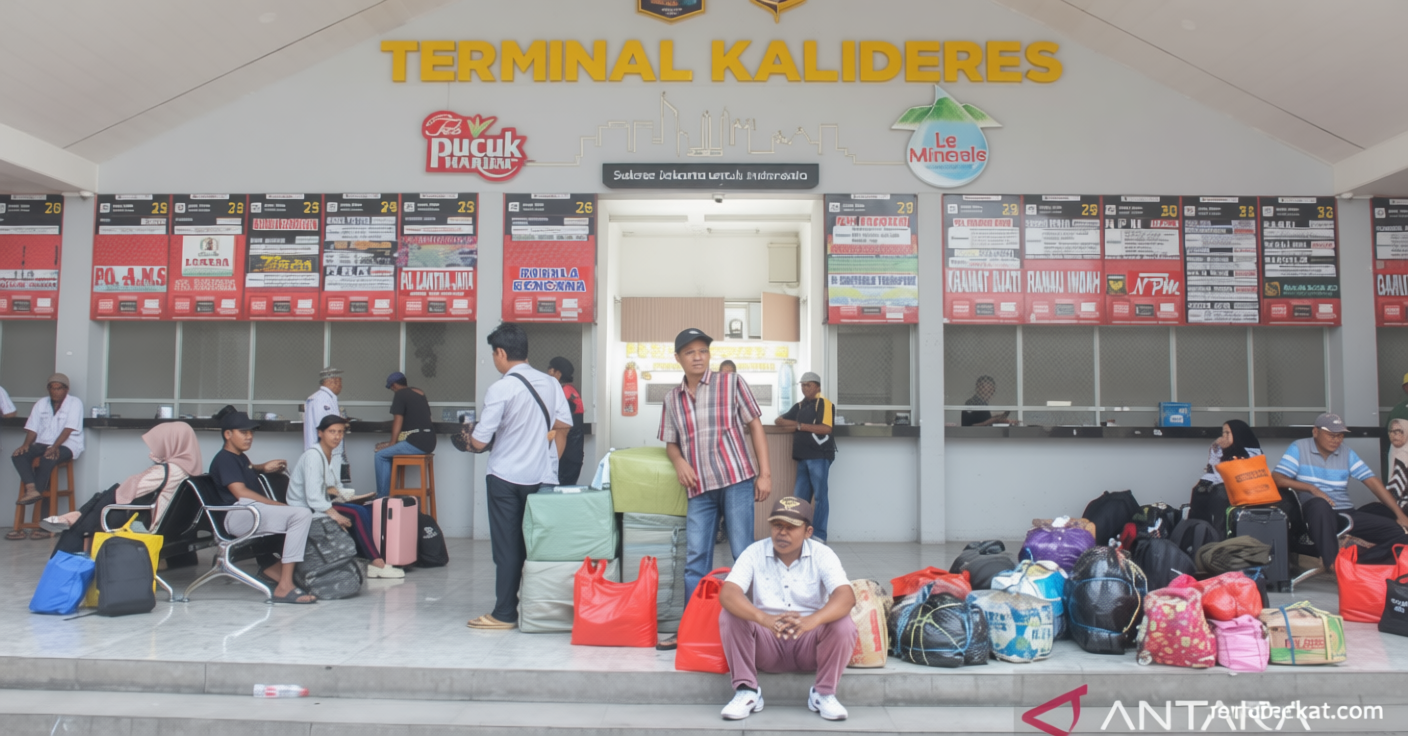 Anjlok 51 Persen! Ini Dua Alasan Utama Penurunan Drastis Pemudik di Terminal Kalideres