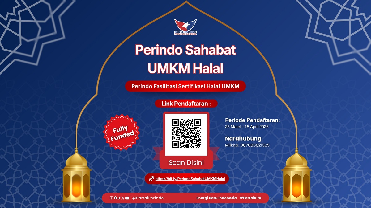 Rencana Khusus: Perindo Hadirkan Program Sertifikasi Halal untuk UMKM, dari Kepercayaan Konsumen ke Penguatan Ekonomi Rakyat