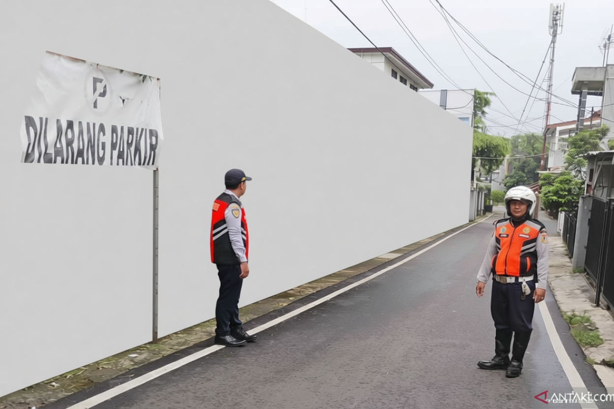 Agenda Kunjungan: Sudinhub siagakan personel jaga Jalan Damai Kalisari dari parkir liar