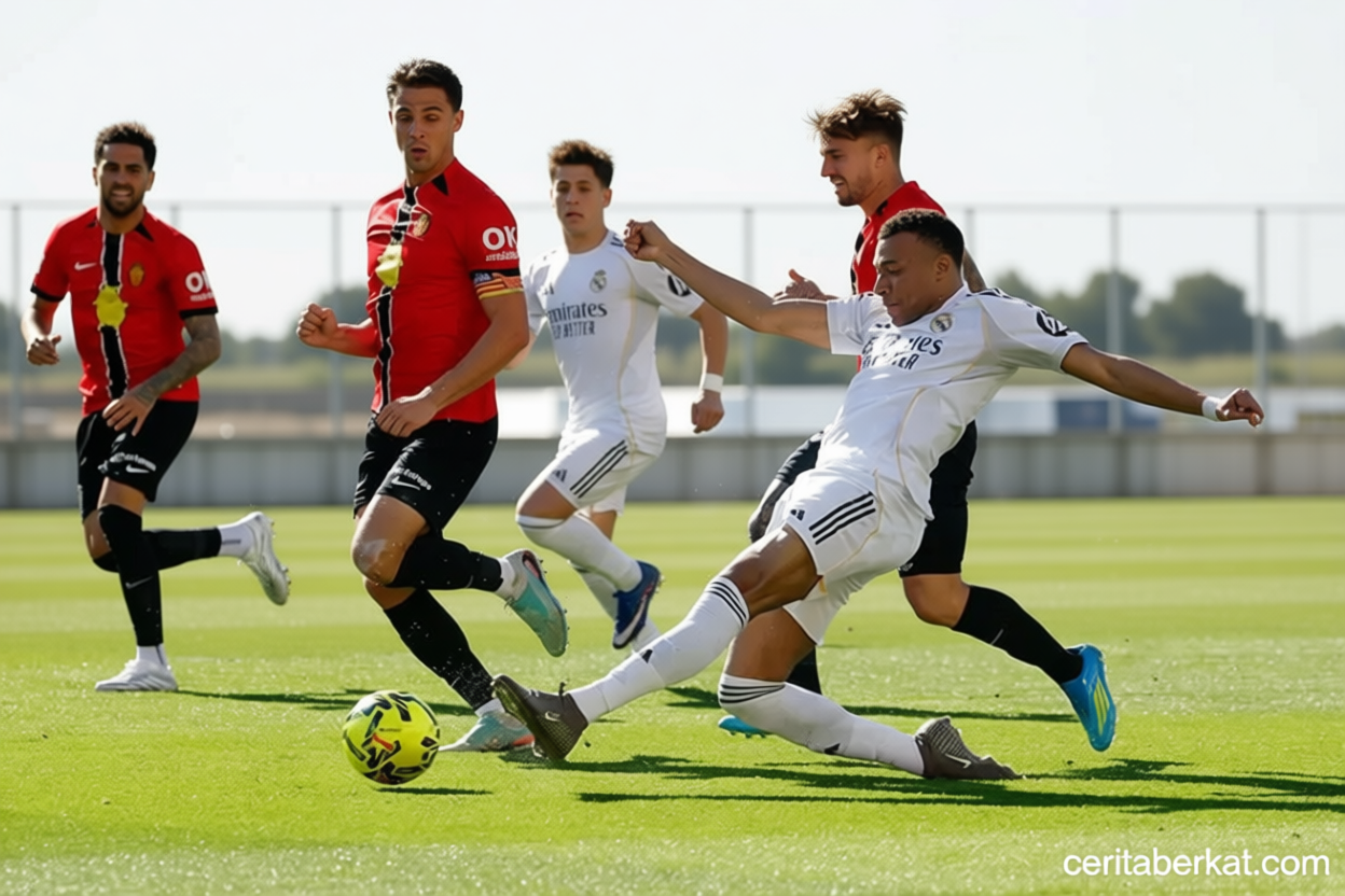 Real Madrid terpeleset 1-2 di kandang Real Mallorca