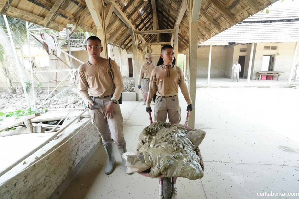 Info Terbaru: Satgas PRR: Praja IPDN bersihkan situs bersejarah Aceh Tamiang