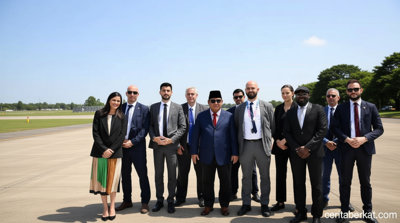 Topics Covered: Prabowo Ajak Pengawal Prancis Foto Bareng Sebelum Tinggalkan Paris