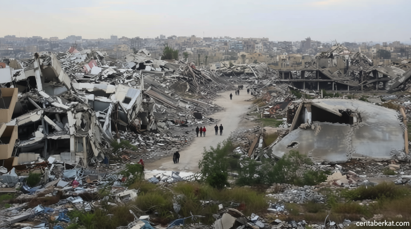 New Policy: Data Ngeri 8 Ribu Jenazah Diyakini Tertimbun di Gaza