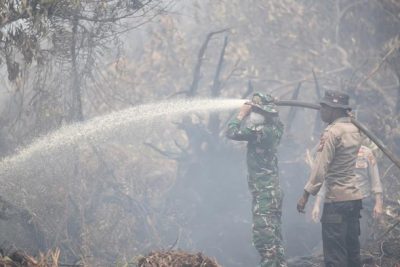 Karhutla Riau Menurun, Penanganan Kebakaran di Kerumutan Diperkuat Via Udara
