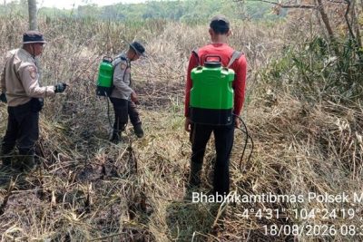 Jalankan Instruksi Kapolda, Polres OKU Timur Gencarkan Pencegahan Karhutla