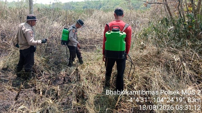 Jalankan Instruksi Kapolda, Polres OKU Timur Gencarkan Pencegahan Karhutla