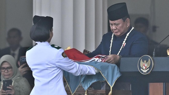Momen Khidmat Upacara 17 Agustus di Istana Merdeka