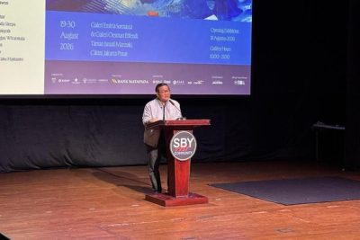 Pramono Buka Pameran Lukisan SBY Art Community 2026 di TIM