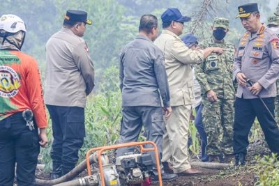 Safari Prabowo Cek Penanganan Karhutla di Sederet Provinsi