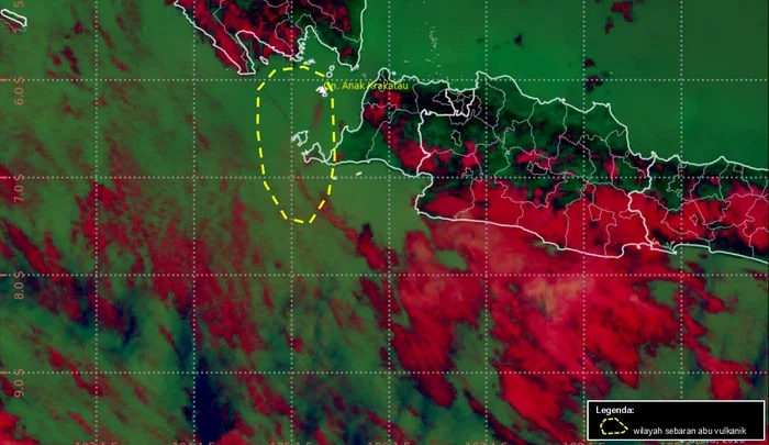 Begini Cara Pantau Sebaran Abu Vulkanik Gunung Anak Krakatau Pakai HP