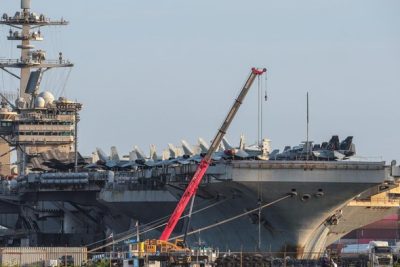 USS Abraham Lincoln Bersandar di Laem Chabang Usai 286 Hari di Laut