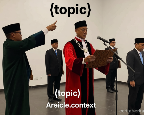 Momen Bersejarah: Prabowo saksikan pengucapan sumpah Liliek Prisbawono sebagai Hakim MK