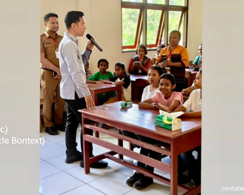 Yang Dibahas: Wapres janji cari solusi sejahterakan guru honorer di SD Kaniti Kupang