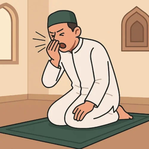 Bersin saat sholat adalah hal yang wajar dan tidak membatalkan ibadah selama dilanjutkan dengan segera tanpa sengaja menunda gerakan.