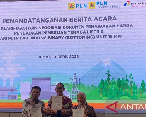 Strategi Penting: PGE-PLN IP sepakati tarif listrik proyek PLTP Lahendong 15 MW