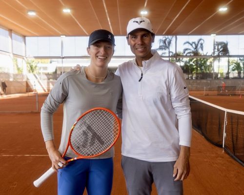 Pegula dan Keys komentari Swiatek berlatih dengan Nadal