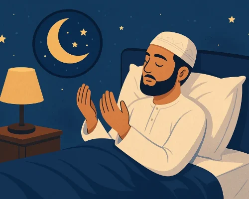 Tips Agar Cepat Tidur dalam Islam melibatkan kebiasaan seperti berdzikir, membaca doa sebelum tidur, serta menjaga posisi tubuh sesuai sunnah, sehingga dapat mempercepat proses istirahat dan memberikan kualitas tidur yang lebih baik.