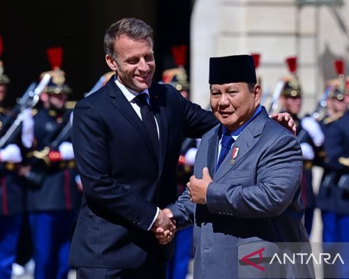 Agenda Utama: Prabowo bertemu empat mata dengan Macron bahas isu bilateral-global
