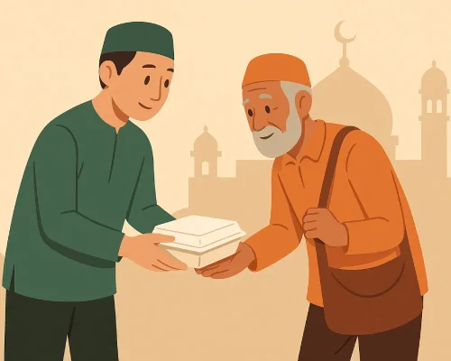 Berbagi dalam Jumat Berkah adalah bentuk ibadah yang sederhana namun penuh makna, membantu sesama dan memperkuat rasa empati serta kepedulian sosial.
