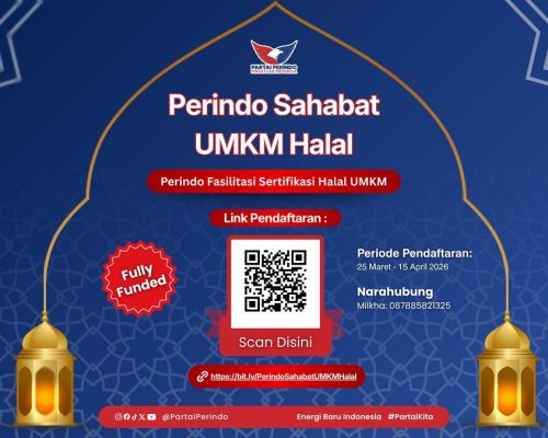 Rencana Khusus: Perindo Hadirkan Program Sertifikasi Halal untuk UMKM, dari Kepercayaan Konsumen ke Penguatan Ekonomi Rakyat