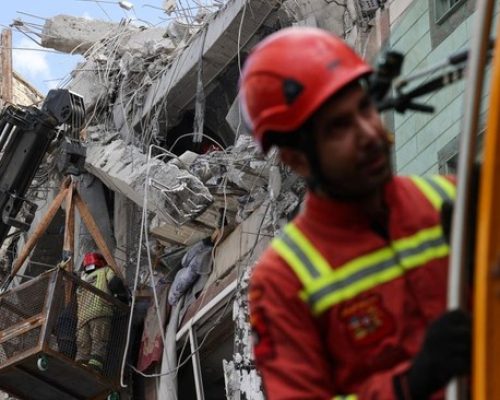 Penampakan Gedung-Gedung Hancur Berantakan-2 Kota di Iran Dibombardir