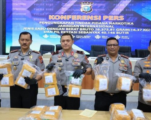 Polda Riau ‘Perang’ Lawan Narkoba – Ribuan Tersangka Ditangkap Setahun